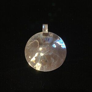 Robert Lee Morris "One World" Sterling Pendant